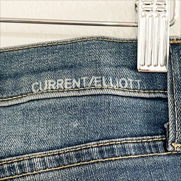 Current Elliott High Rise Stripe Jeans Size 27 - Picture 6 of 9